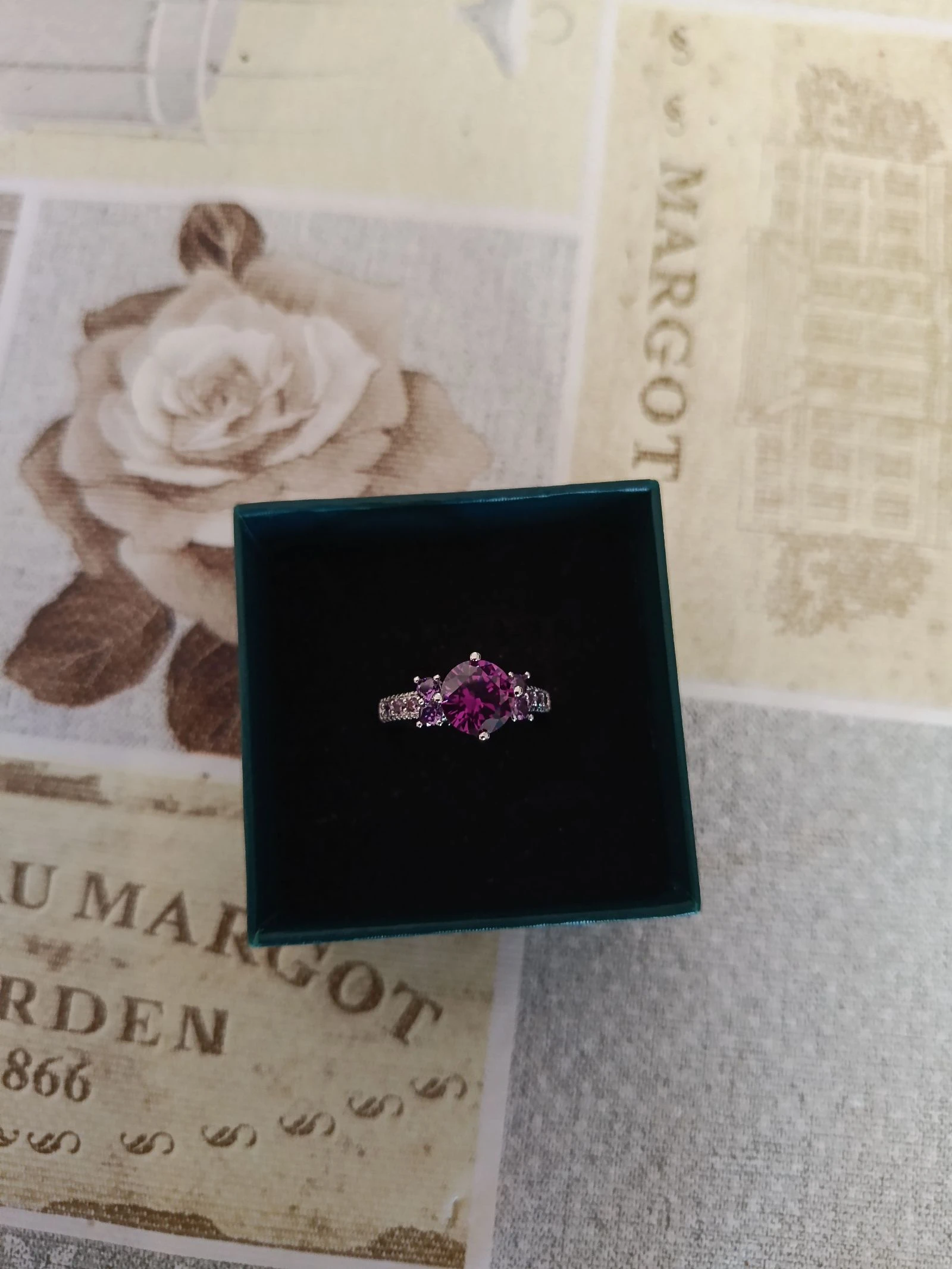 7 ring, sterling silver plated – photo 5
